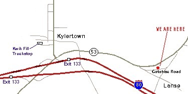 Map for Lanse E-Free church