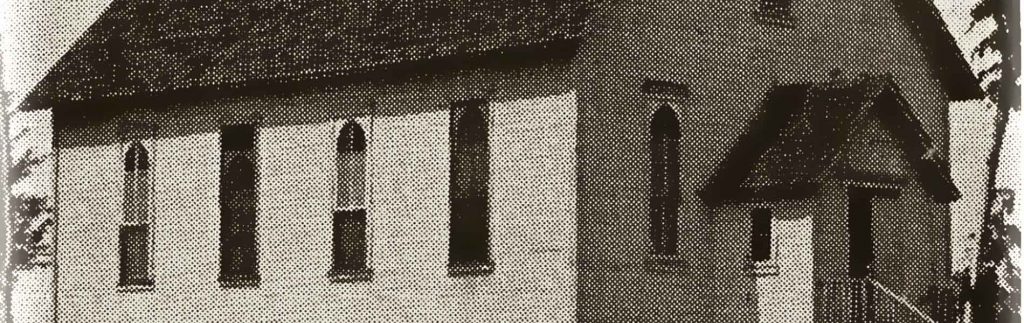 Our church as it looked in 1900 when it was know as the Swedish Evangelical Free Church.